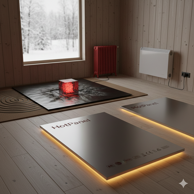 Отопление в Каркасном Доме: Сравнительный анализ систем "теплый пол на дерево" без стяжки. Опыт HotPanel.