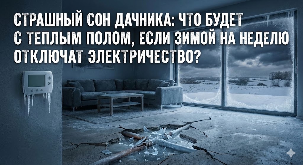 Водяной теплый пол vs Электрические панели. Что выбрать для режима «наездов» и почему вода — это риск?
